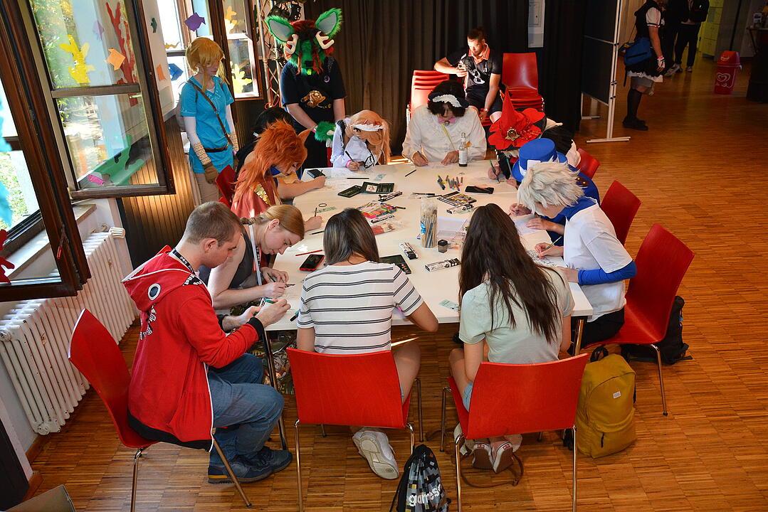 Zahlreiche Manga, Anime und Cosplay-Fans kamen nach Schweinfurt.