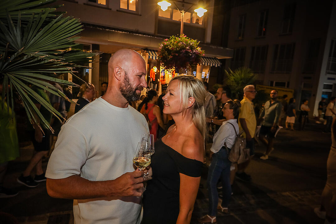 Beste Stimmung beim Stadtfest in Schweinfurt.