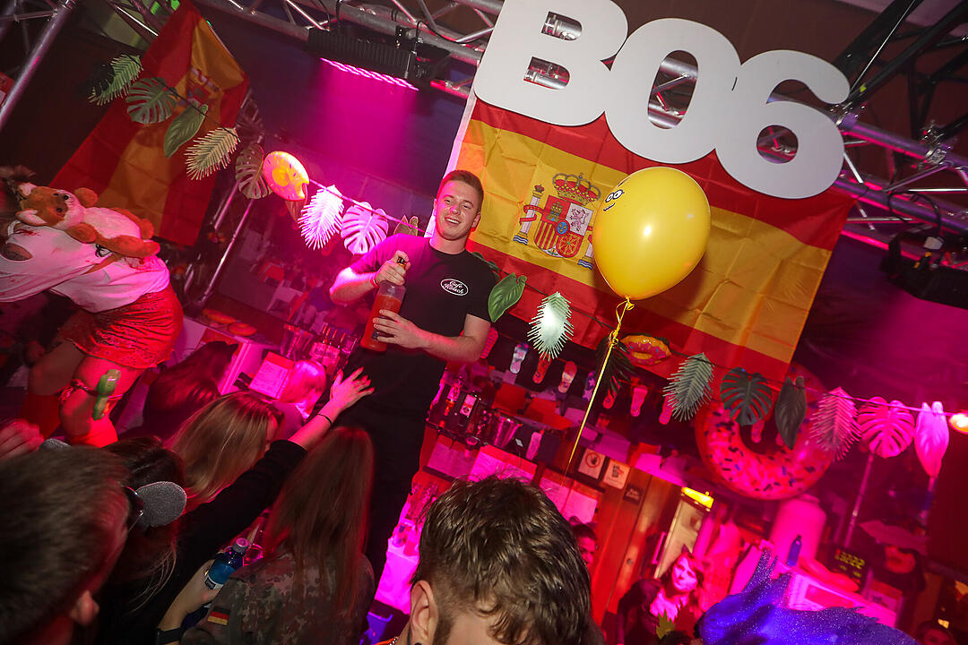 Beste Partystimmung in der Stadthalle