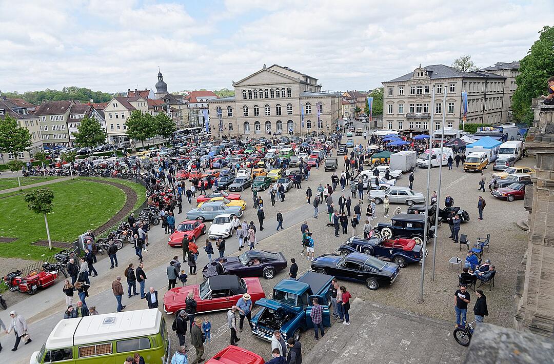 Hunderte von Oldtimern konnten bestaunt werden.