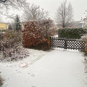 Schneegestöber und erste Schlittenfahrten: Winterliches Wetter in Mittelfranken