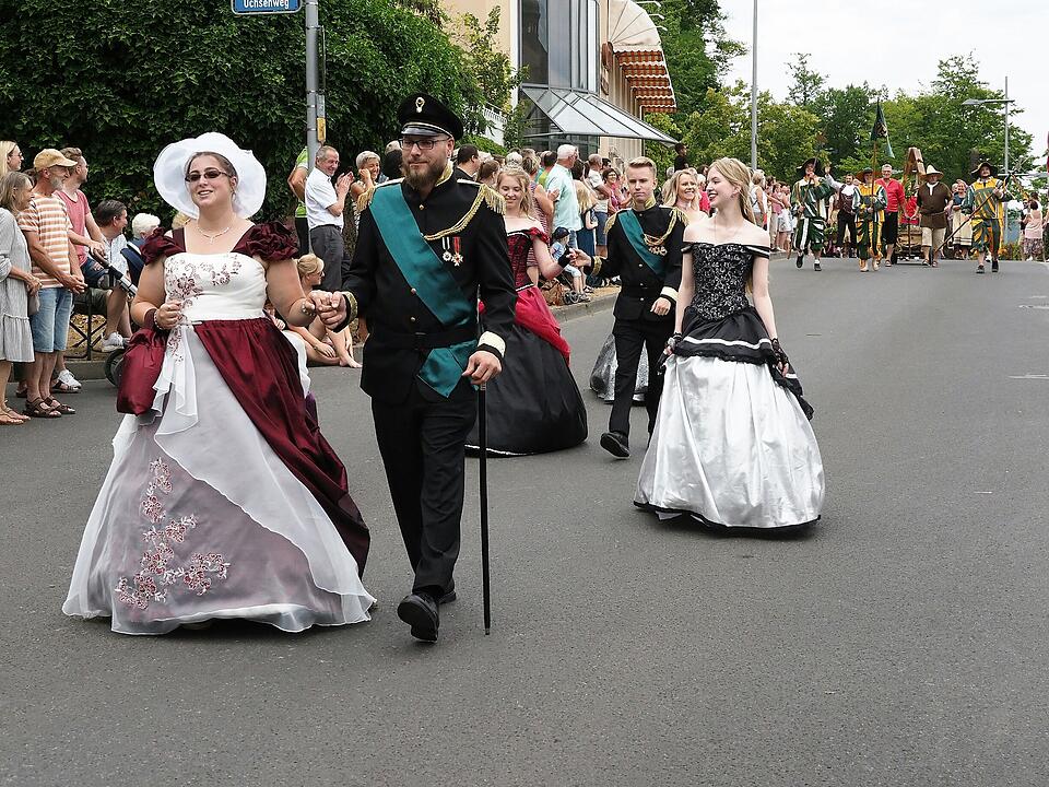 Das Historienspektakel zog wieder Tausende von Besuchern an.