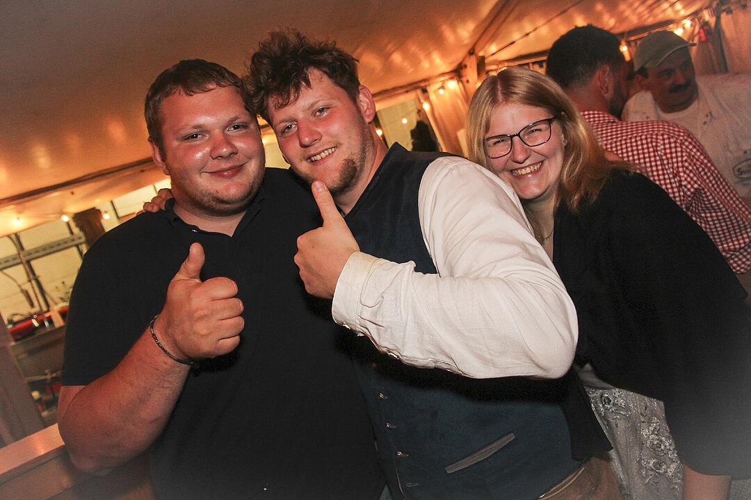 Am Montag spielte die Band "Radspitz".