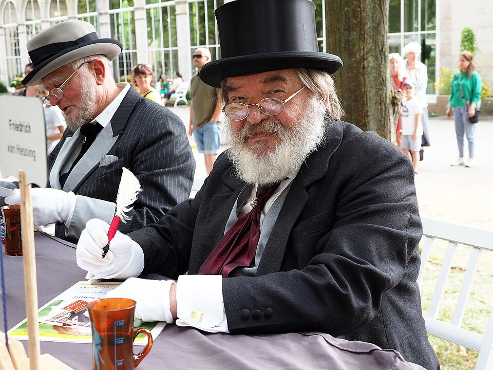 Historienspektakel im Kurpark