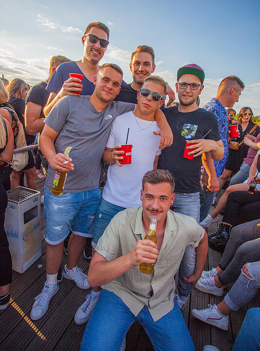 Bayern 3 Partyschiff in Fürth