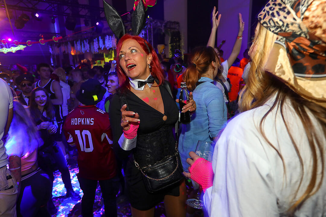 Beste Partystimmung in der Stadthalle