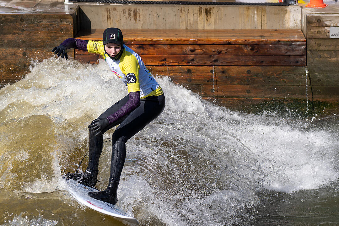 Die Surferwelle mitten in Nürnberg