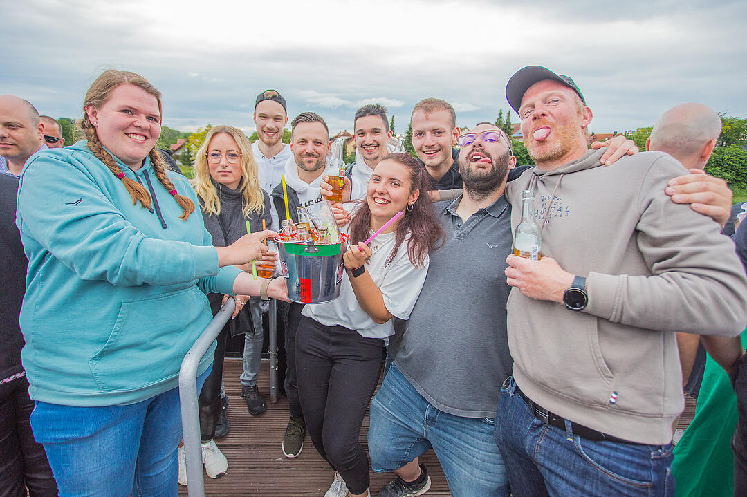 Auf drei Decks wurde richtig gefeiert!