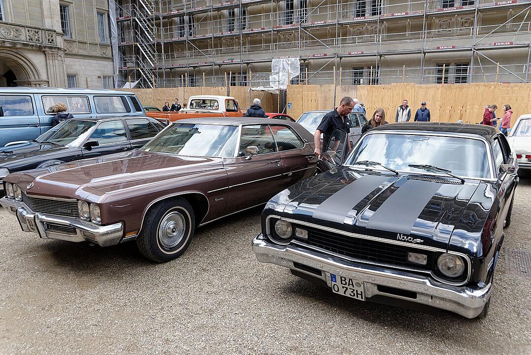 Hunderte von Oldtimern konnten bestaunt werden.