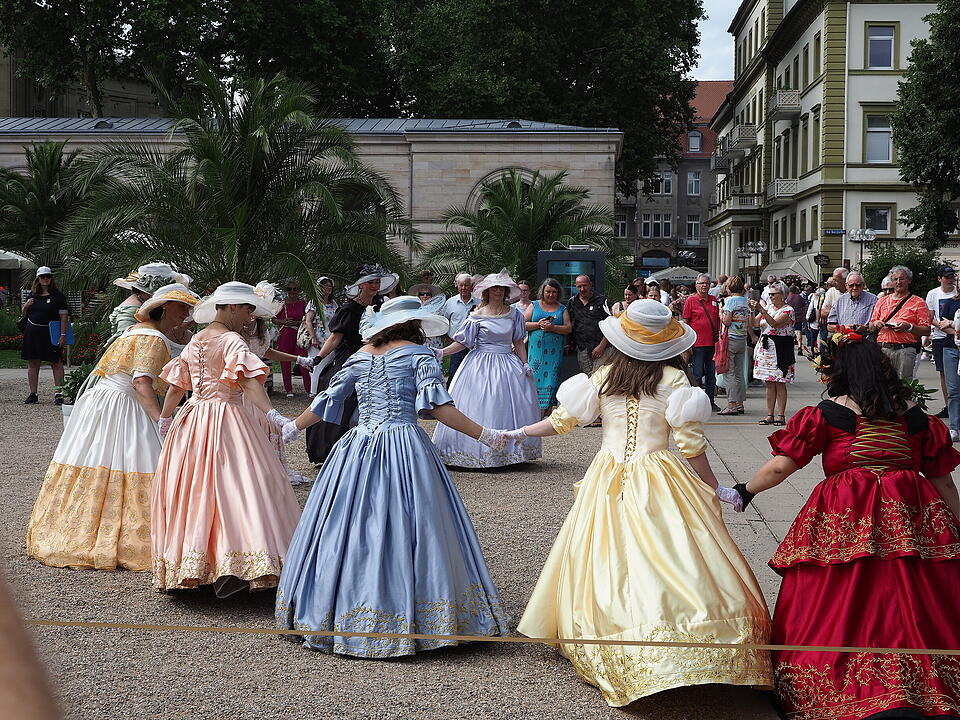 Historienspektakel im Kurpark