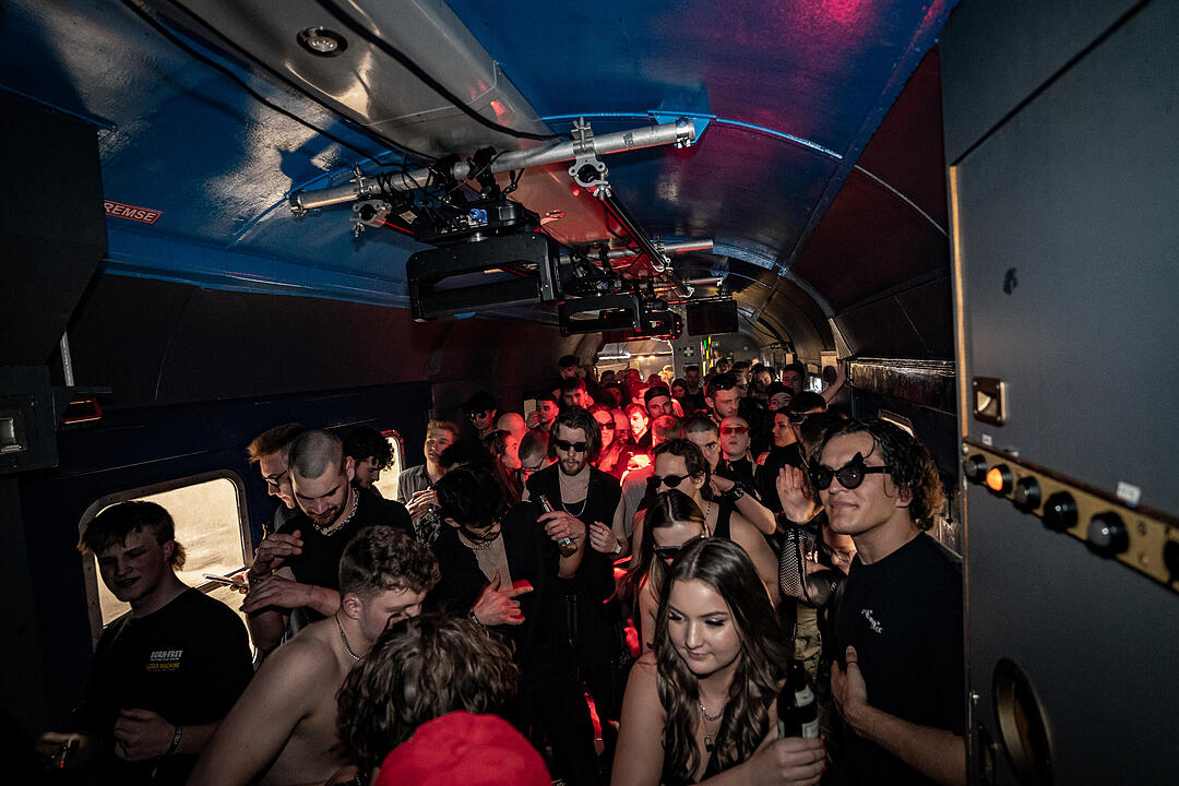 Der Party Zug war wieder unterwegs.