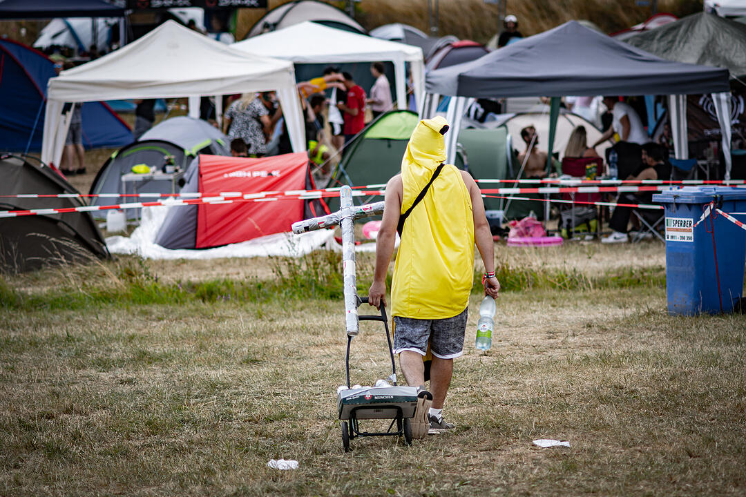 Beste Partystimmung auf dem Festival-Gelände!