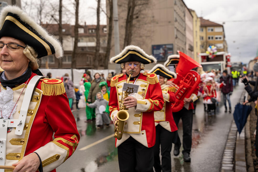 Der traditionelle Umzug zog ca. 70.000 Faschingsfreunde an.