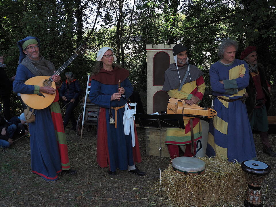 Auf der Burgruine in Bad Kissingen