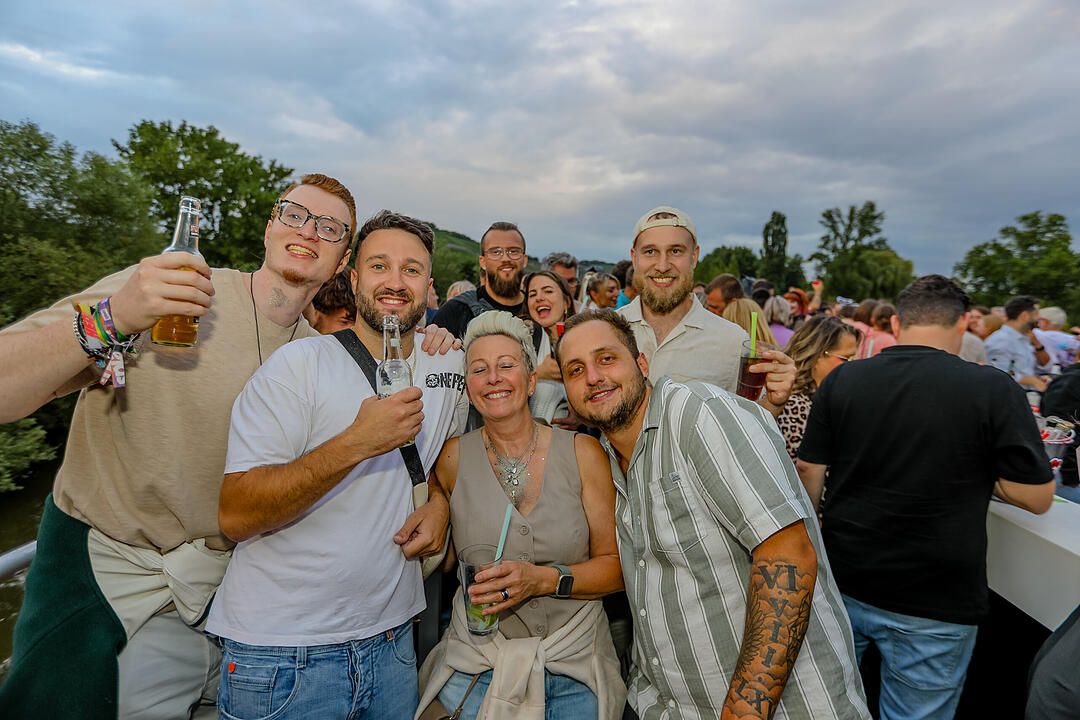 Auf drei Decks wurde richtig gefeiert!