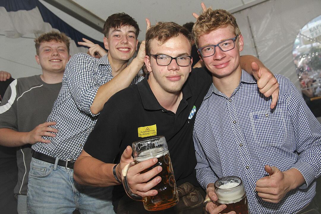 Am Montag spielte die Band "Radspitz".