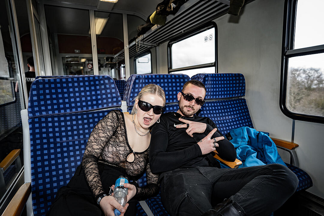 Der Party Zug war wieder unterwegs.