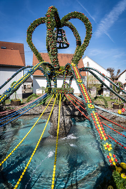 Der Brunnen ist ein Muss für jeden Osterbrunnen-Fan!