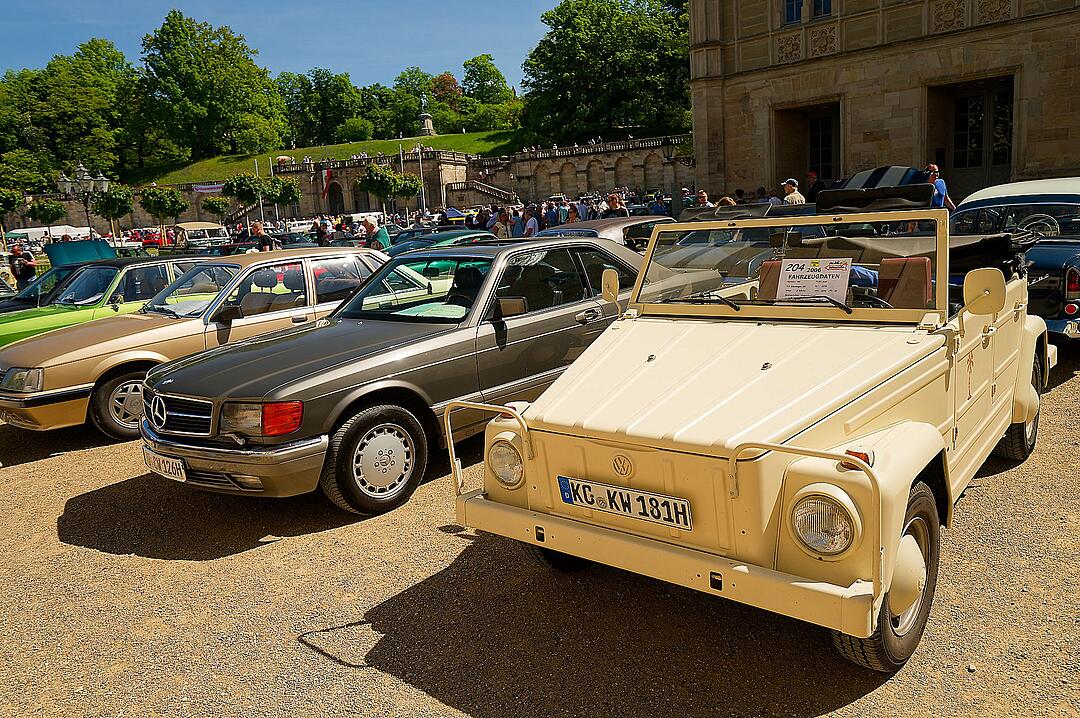 Es herrschte großer Andrang auf dem Schlossplatz.