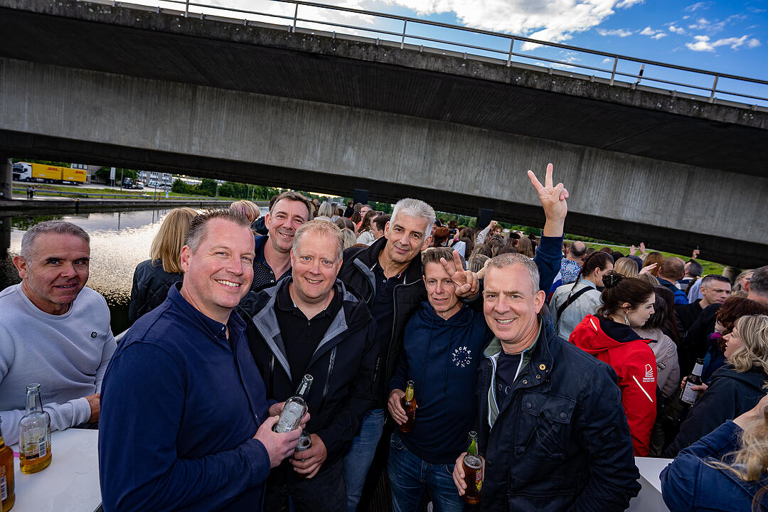 Auf drei Decks wurde richtig gefeiert!