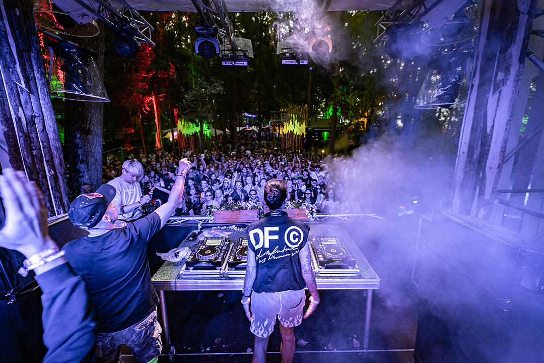 Beste Partystimmung auf dem Festival-Gelände!