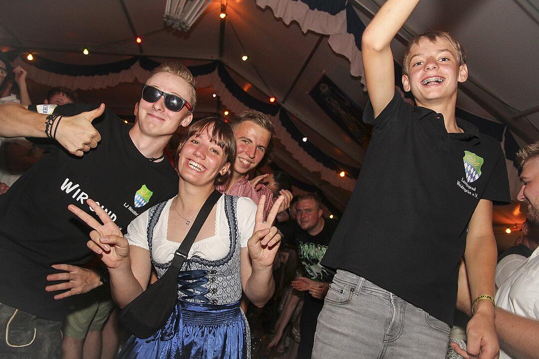 Am Montag spielte die Band "Radspitz".