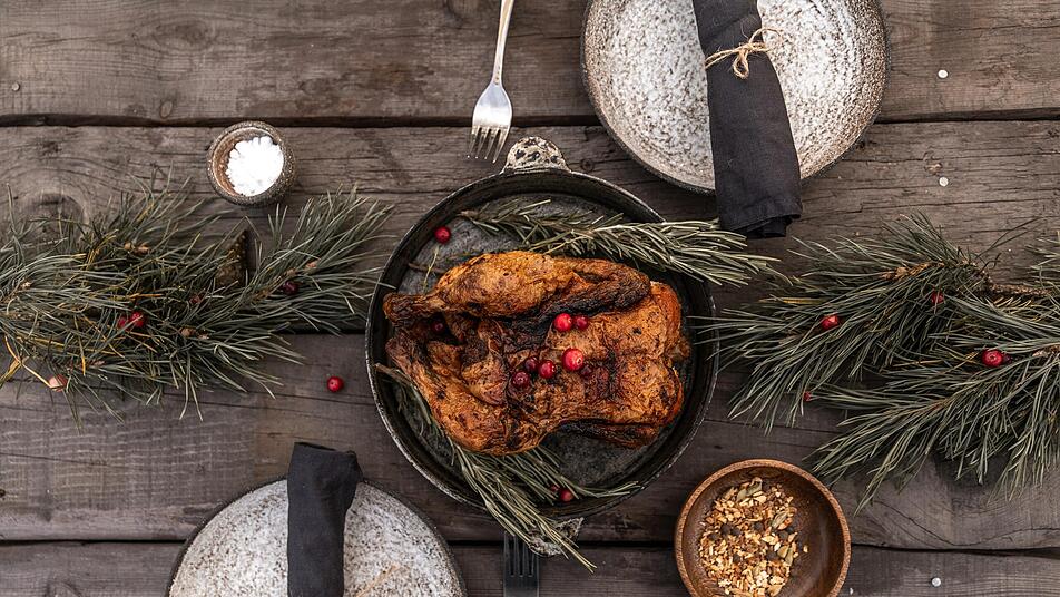Leckeres Essen und festliche Menüs gehören zu Weihnachten einfach dazu.