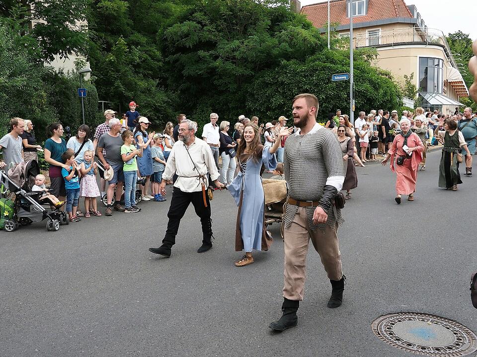 Das Historienspektakel zog wieder Tausende von Besuchern an.