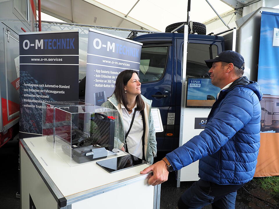 Auf der Messe wird sehr viel geboten!