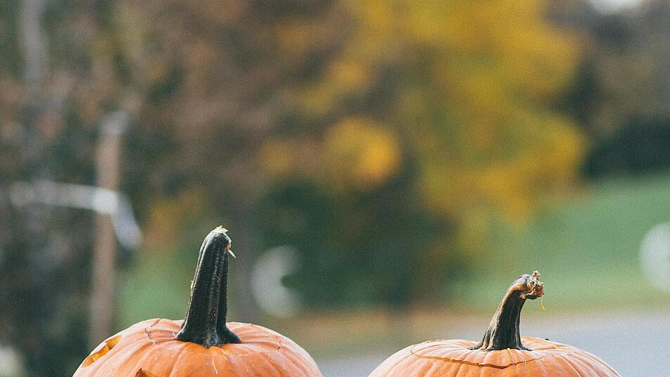 Freundlich oder schaurig: Kürbisgesichter gehören im Herbst einfach dazu.
