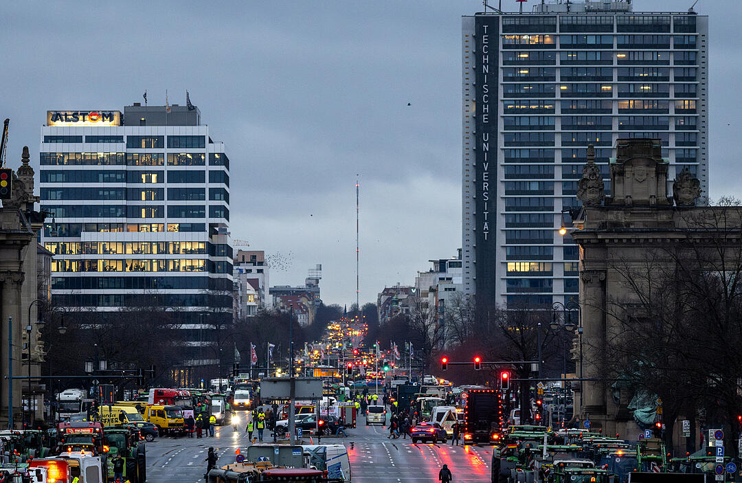 Bauernproteste - Großkundgebung in Berlin