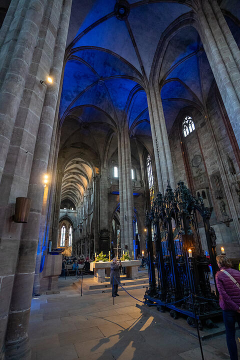 Nürnberg erstrahlte in BLAU.