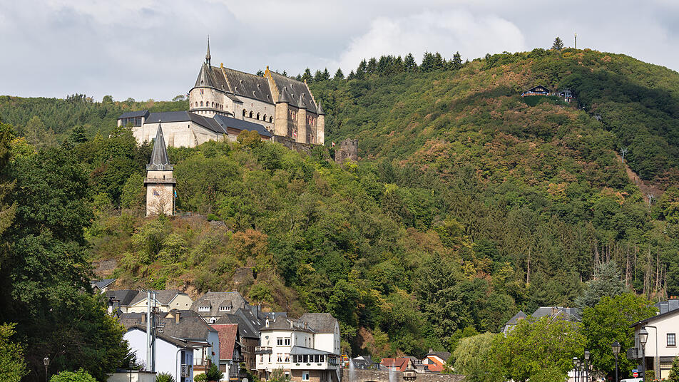 Luxemburg, Rheinland-Pfalz, Ausflug, Schloss Vianden