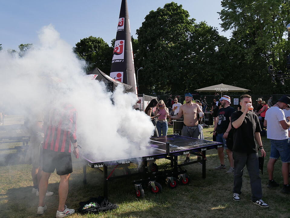Bestes Wetter und super Stimmung am ersten RIP Tag.