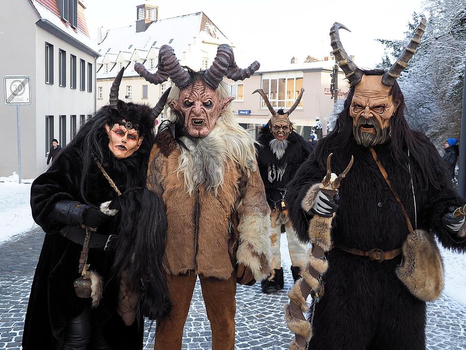 Eine der ersten Faschingsumzüge in der Region