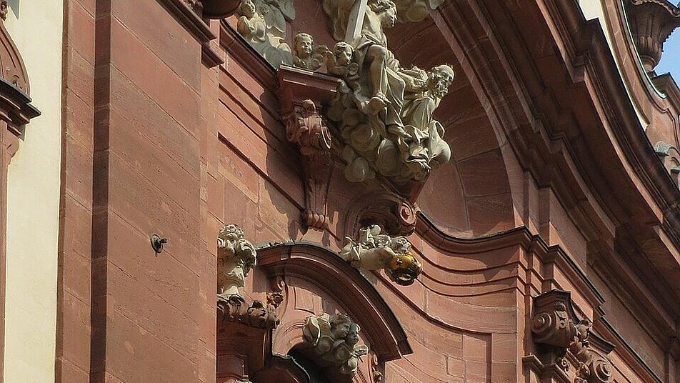 Die Außenfassade der Augustinerkirche