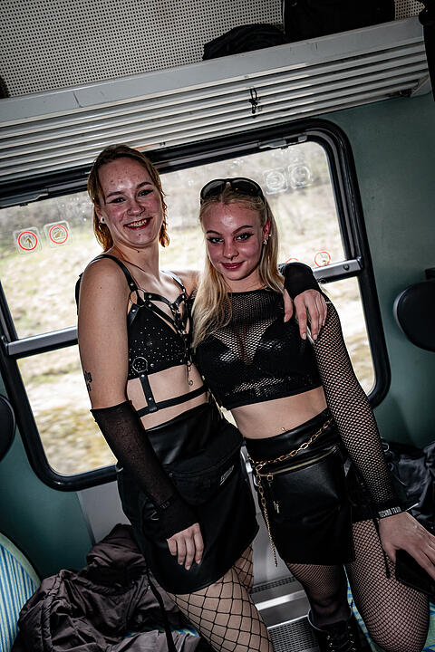 Der Party Zug war wieder unterwegs.