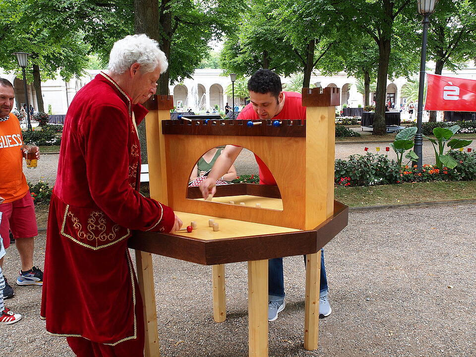 Historienspektakel im Kurpark