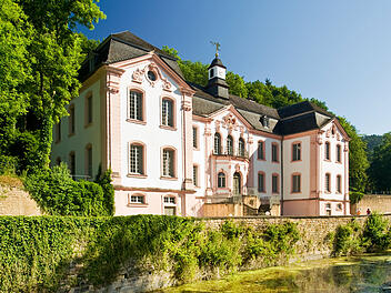 Ein Juwel in der Südeifel: Das Schloss Weilerbach in Bollendorf.