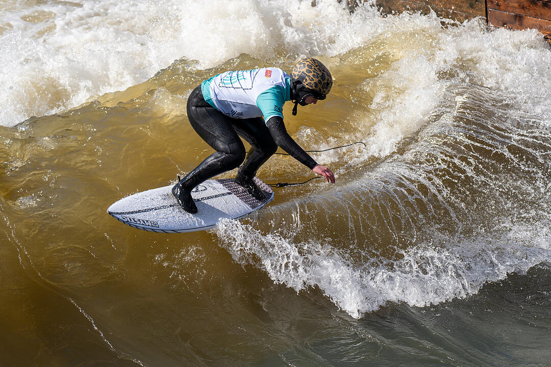 Die Surferwelle mitten in Nürnberg