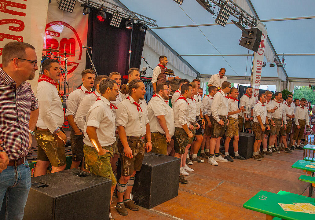 Grandioser Auftakt mit den Rothsee Musikanten.