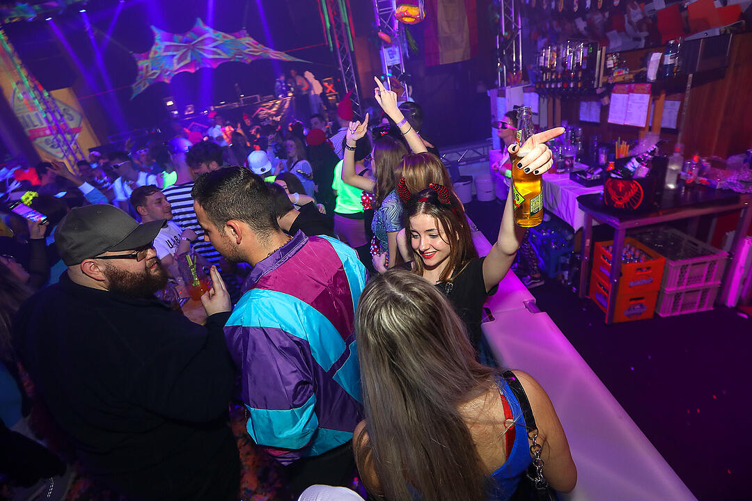 Beste Partystimmung in der Stadthalle