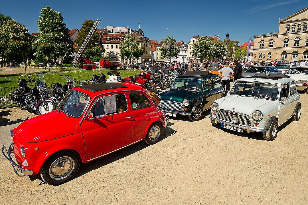 Es herrschte großer Andrang auf dem Schlossplatz.