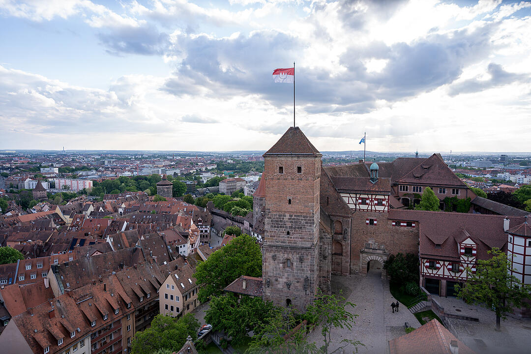 Nürnberg erstrahlte in BLAU.