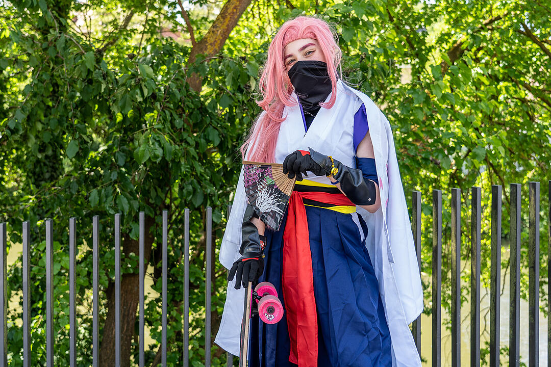 Ganz viele Cosplayer aus Nah und Fern feiern ihr Hobby!