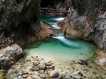 Eine Wanderung durch eine Klamm ist immer ein besonderes Erlebnis.