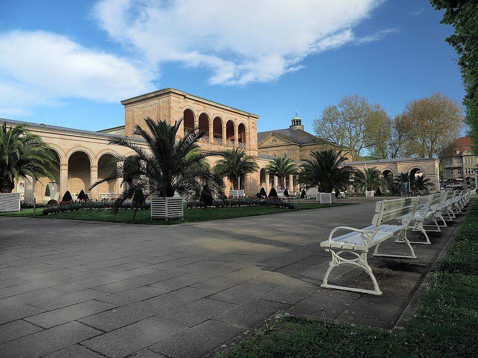 Das historische Kurzentrum in Bad Kissingen