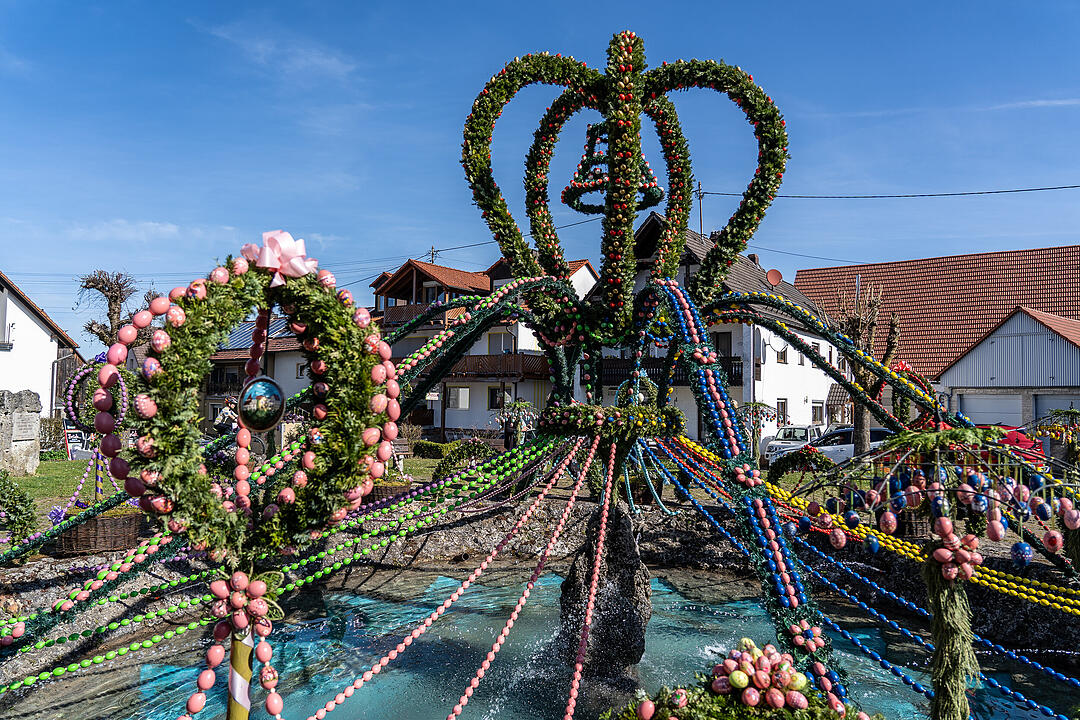 Der Brunnen ist ein Muss für jeden Osterbrunnen-Fan!