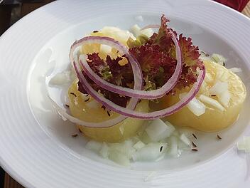 Handkäs mit Musik in Pfälzer Riesling eingelegt - ein echter Klassiker.
