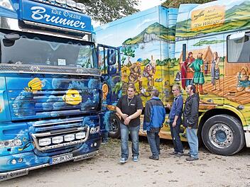 Beim Truckerfestival vom 8. bis 10. September 2017 in Lichtenfels (Archivbild aus 2016) geht es auch um die coole Gestaltung der Brummis. Foto: Klaus Gagel/Archiv